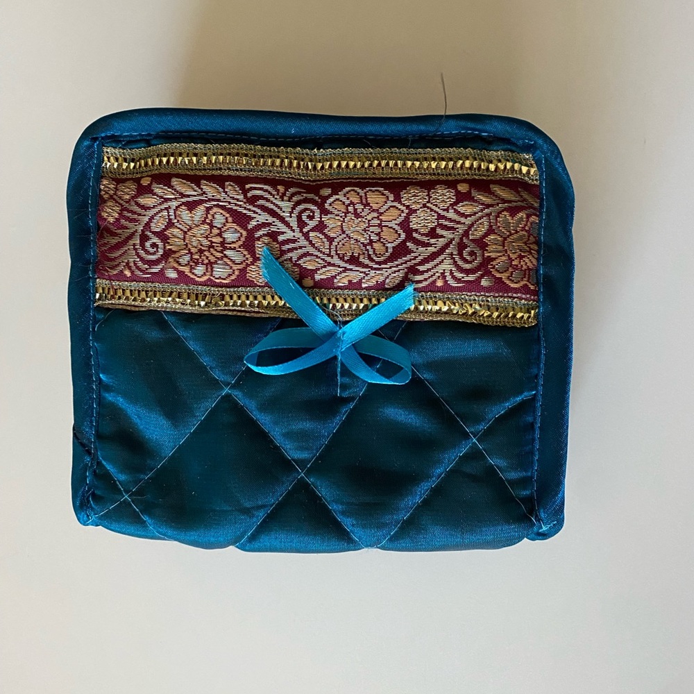 Brocade Silk Travel Pouch